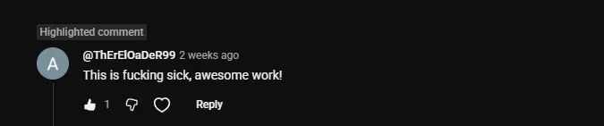 YouTube User Testimonial