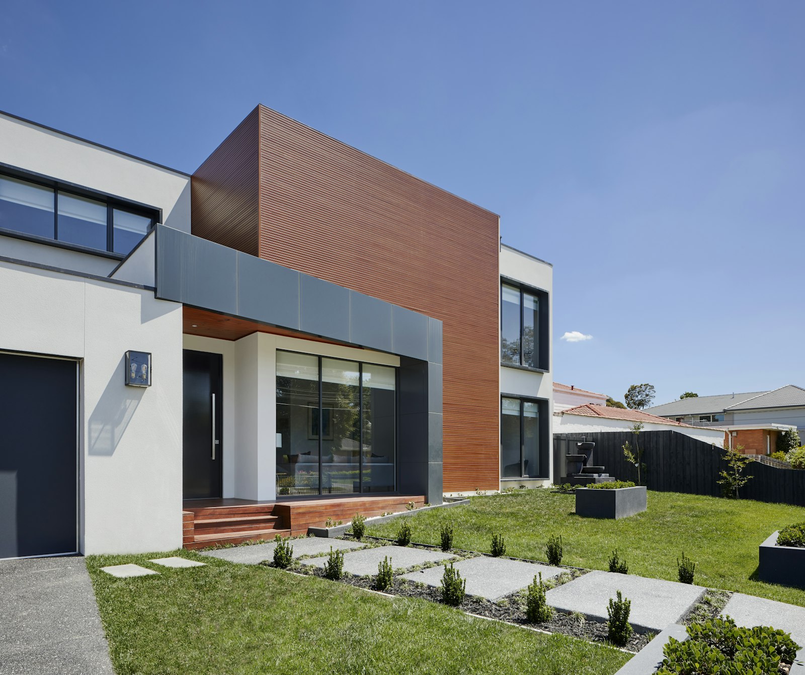 Home exterior paint detail