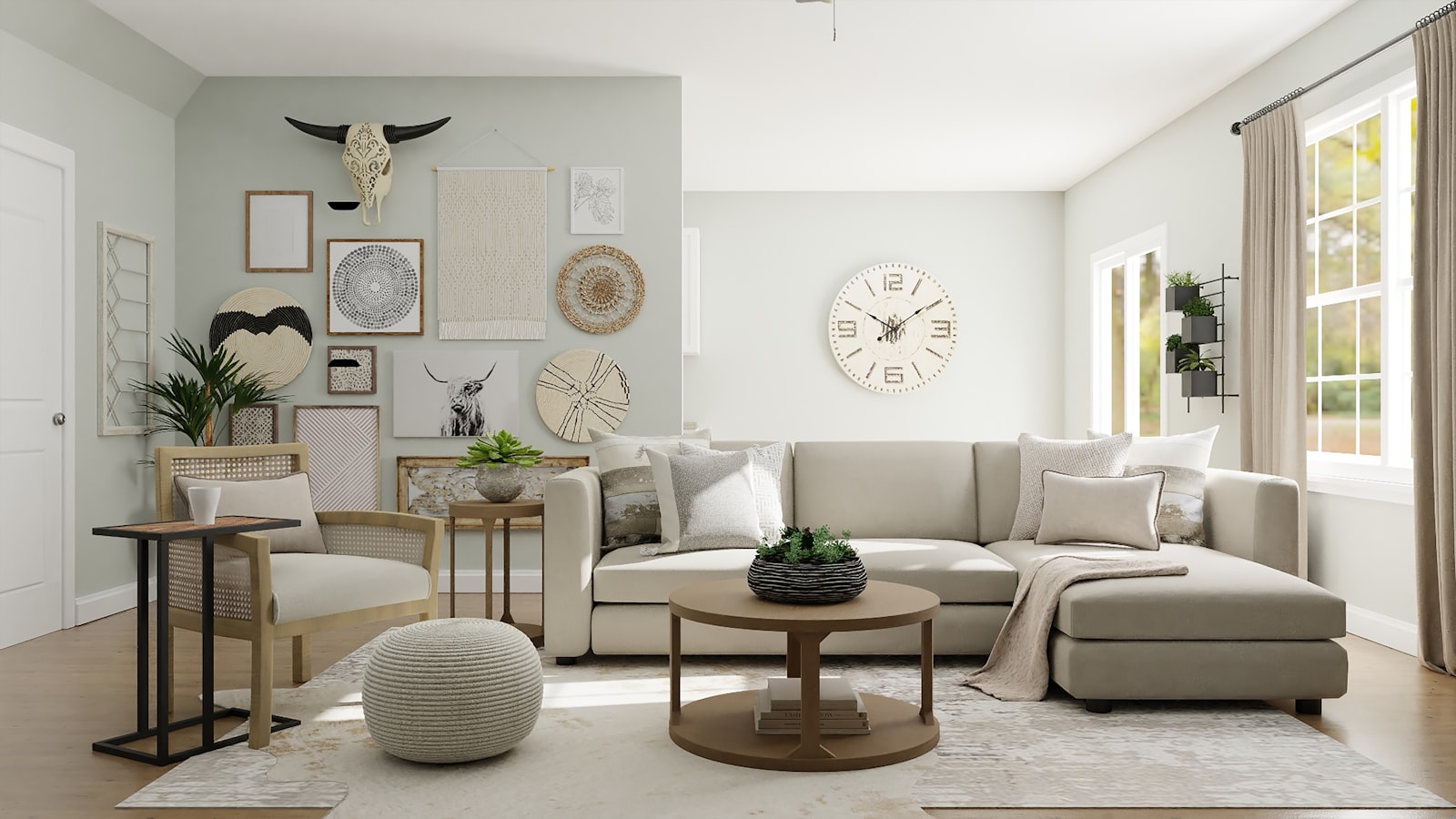 Living room paint finish