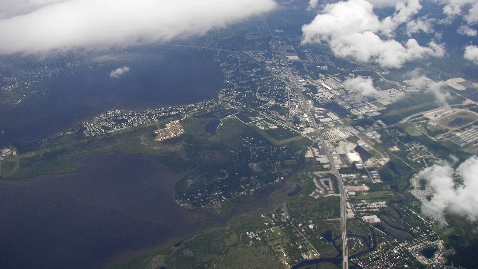 Aerial view of Oldsmar, Florida