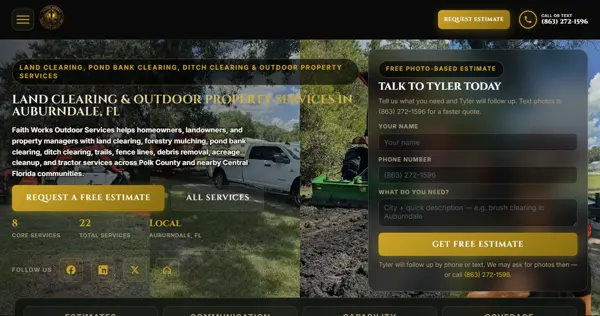 Faith Works Outdoor Services growth system